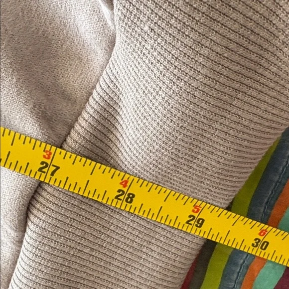 Comfort signature unisex Hoodie - Light tan  Crewneck Pullover embroidered nwot - Picture 10 of 10